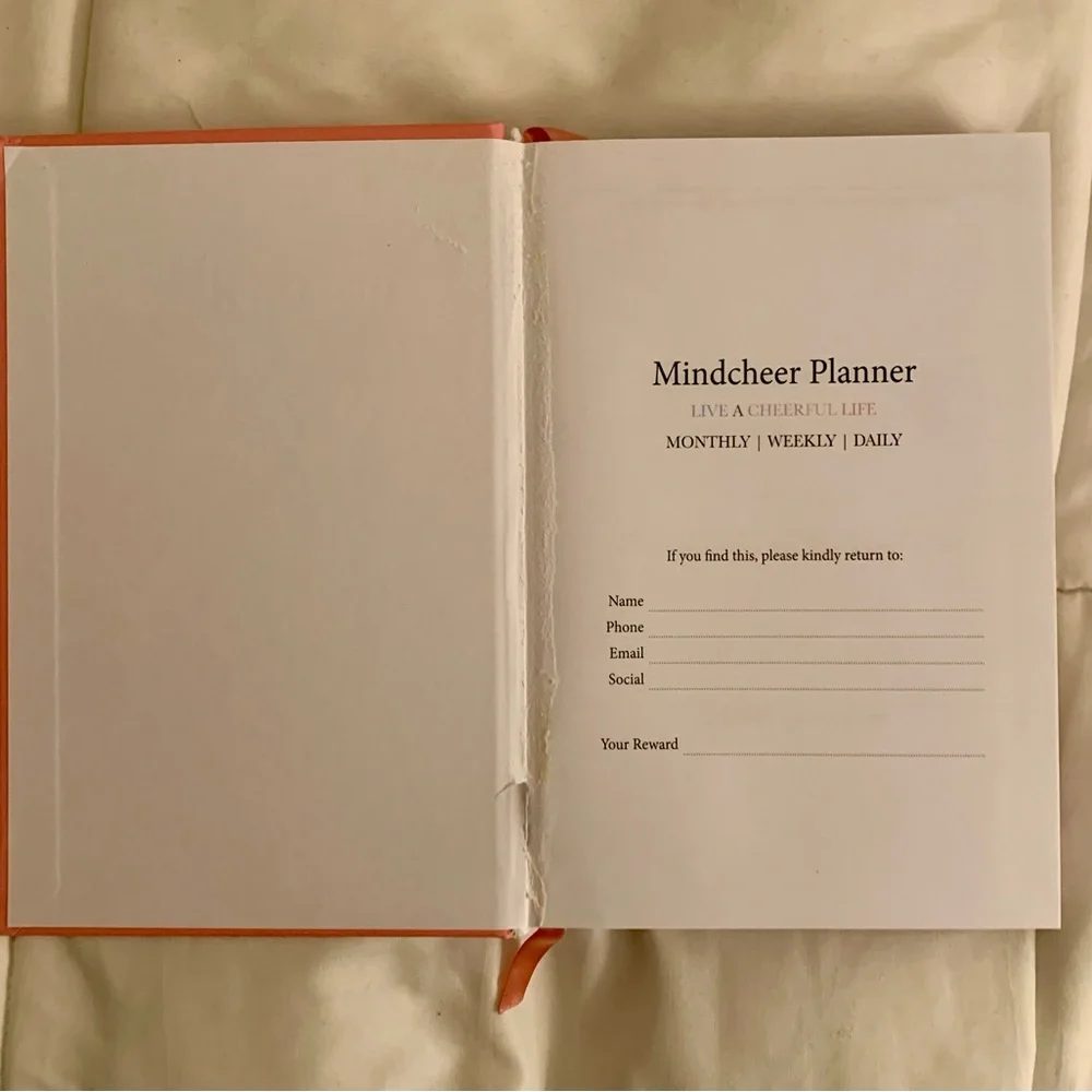 Mindcheer Pink Planner